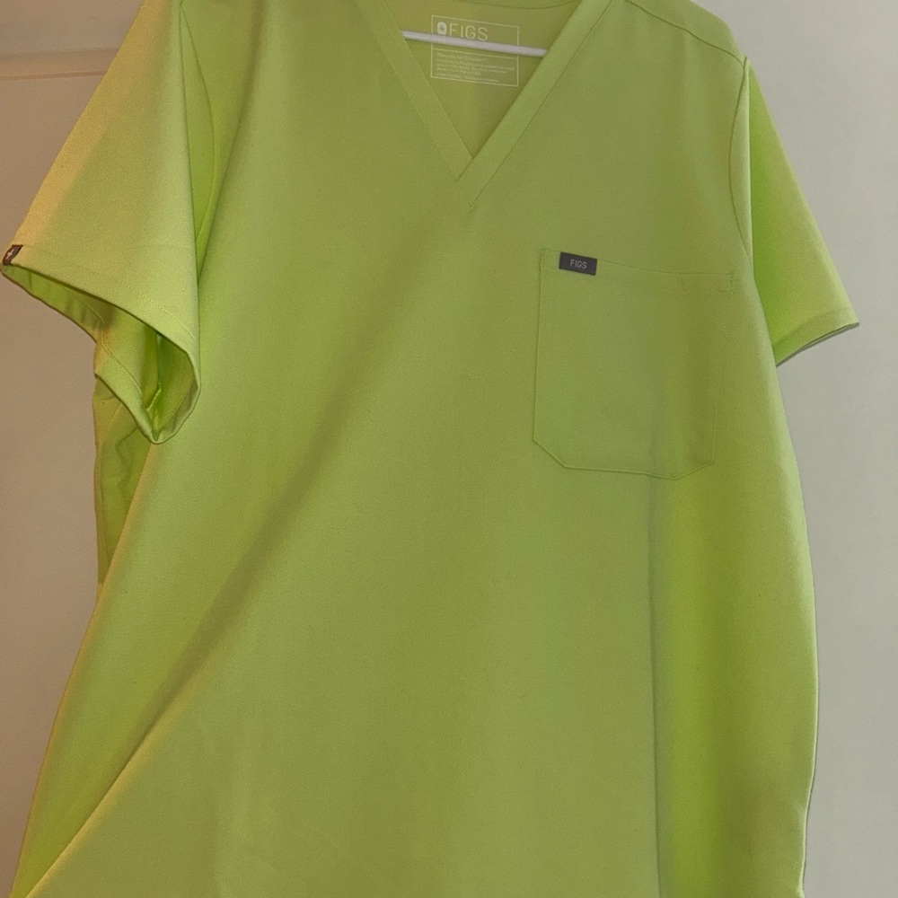 FIGS Womens Catarina Scrub Top- Sea Mist